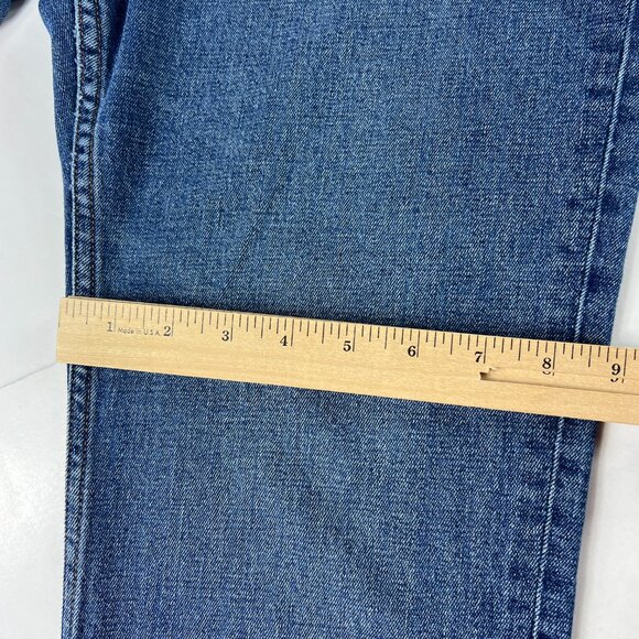 Abercrombie Fitch Jean Women 28x25* High Rise Ankle Straight Blue Denim Tag 29 S - Picture 13 of 16
